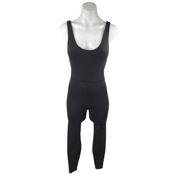 WeWoreWhat Black Sleeveless Activewear Yoga One Piece Bodysuit Jumpsuit Romper S - Picture 2 of 5
